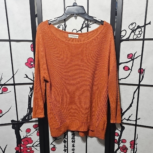 Anthropologie Orange Sweater Size Small‎ - Picture 1 of 7